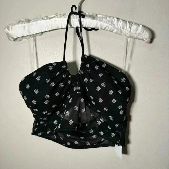 NWT GILLY HICKS DITSY FLORAL CONVERTIBLE BRALETTE M - Picture 3 of 7